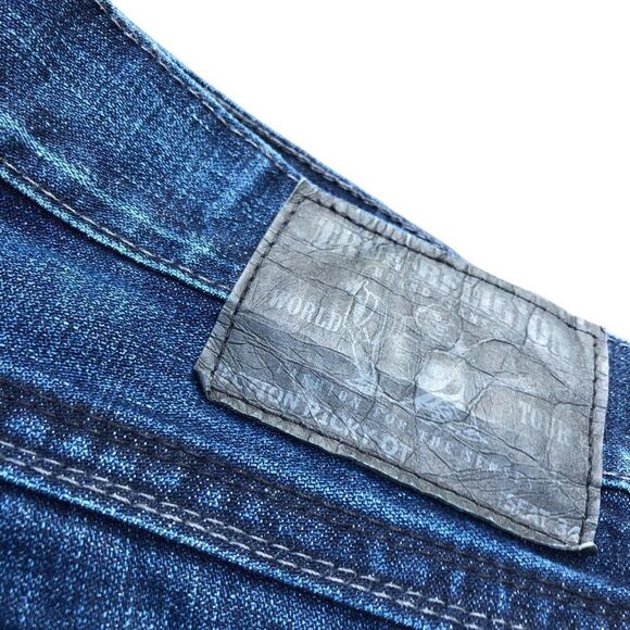 Vintage True Religion Jeans Size 36 RICKY QT Blue - Picture 5 of 10